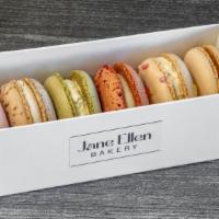 6 Pack Assorted Macarons Box · French macarons in a variety pack with your choice of flavors