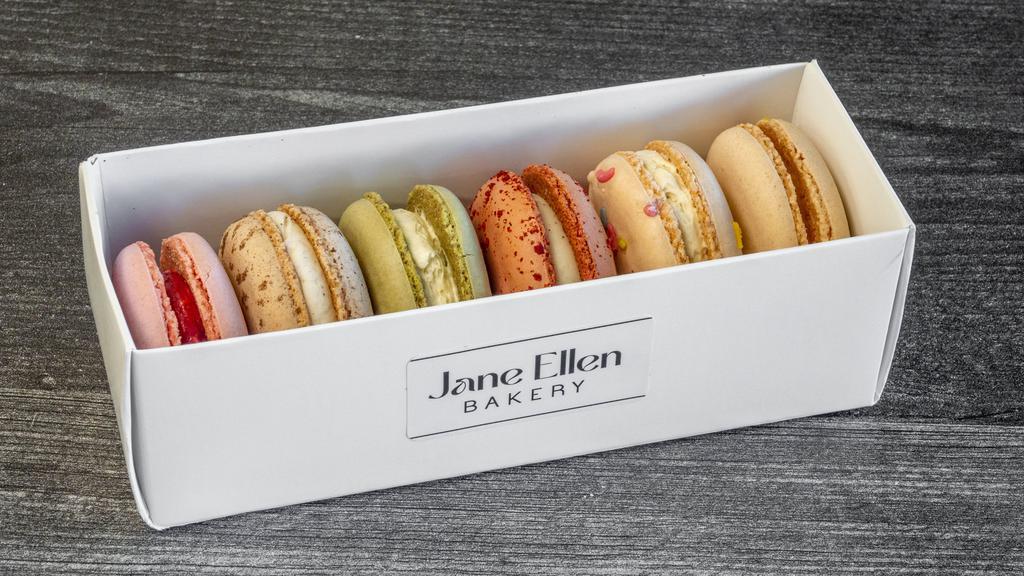 6 Pack Assorted Macarons Box · French macarons in a variety pack with your choice of flavors