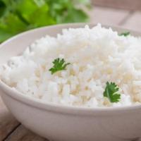  Vegan Rice · Fresh cooked basmati rice with a hint of Mediterranean spices, cumin seeds, saffron and oliv...
