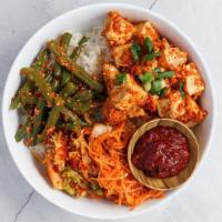 Hodo Organic Tofu (VG, GF) Bowl · Spicy. Organic tofu in our gluten-free marinade served with your choice of rice and 3 bancha...