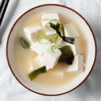  Miso Soup · Tofu seaweed scallion