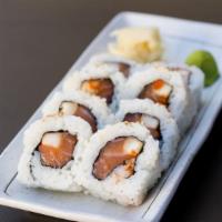 Spicy Salmon Roll · Spicy Salmon Cucumber inside out sesame