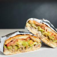 Torta · Tasted Mexican bread with any meat, refried beans, cheese, sour cream, tomato, lettuce and g...