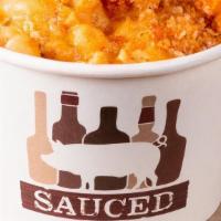 Buffalo Chicken Mac- Solo · exactly what it sounds like... our . mac n cheese meets smoked chicken . and house made buff...