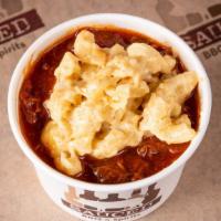 Chili Mac - Cup · take our mac n cheese and top it with brisket chili... chili mac, yeah pretty ridiculous!