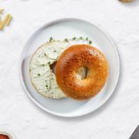 Bagel & Cream Cheese · Get a wholesome toasted bagel with our special cream cheese!