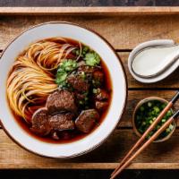 Birria Ramen · Savory & Slightly spicy Beef stew mixed with seasoned Ramen noodles.