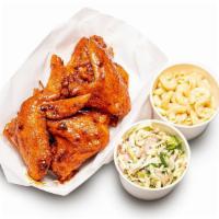 5 Piece Whole Wing · 5 whole wings served any style with choice of 2 dipping sauces.