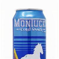 16 oz Montucky Cold Snacks Lager (21+) · 