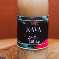 Cinnamon Hibiscus Kava (1 Liter) · Kava with cinnamon hibiscus cold brew and coconut sugar