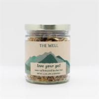 Love Your Gut Tea Jar · Nourish, soothe, and support digestion // ginger*, calendula*, burdock*, chamomile*, meadows...