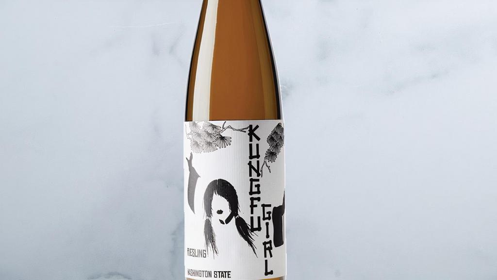 Kung Fu Riesling BTL · White peach, mandarin orange and apricot are delivered with a core of minerality that makes this dry Riesling shimmer with energy and freshness. Another epic vintage of Kung Fu Girl.