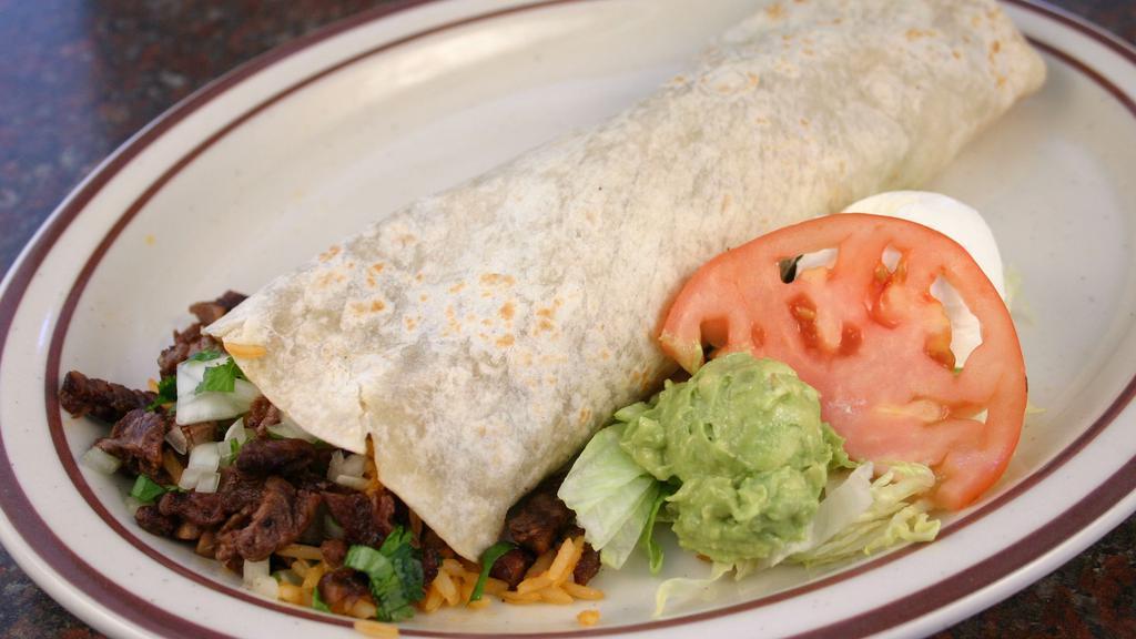 Burritos · Grilled chicken, pastro, asada or carnitas.