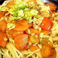 西红柿鸡蛋面 / Tomato Scrambled Noodles · 