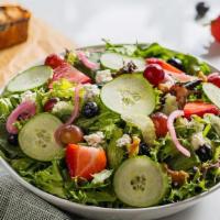 Antioxidant Salad · organic artisan lettuce, organic baby kale, cucumbers, celery, mint, pickled onions, raw wal...