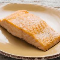 Sustainable Grilled Salmon  · dijon honey mustard