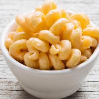 Macaroni & Cheese · cavatappi pasta tossed with our creamy housemade cheddar cheese sauce