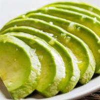 Sliced Avocado W/ Evoo & Maldon Sea Salt · 