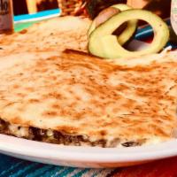Cheese and Meat · Cheese, choice of meat, and tortilla.