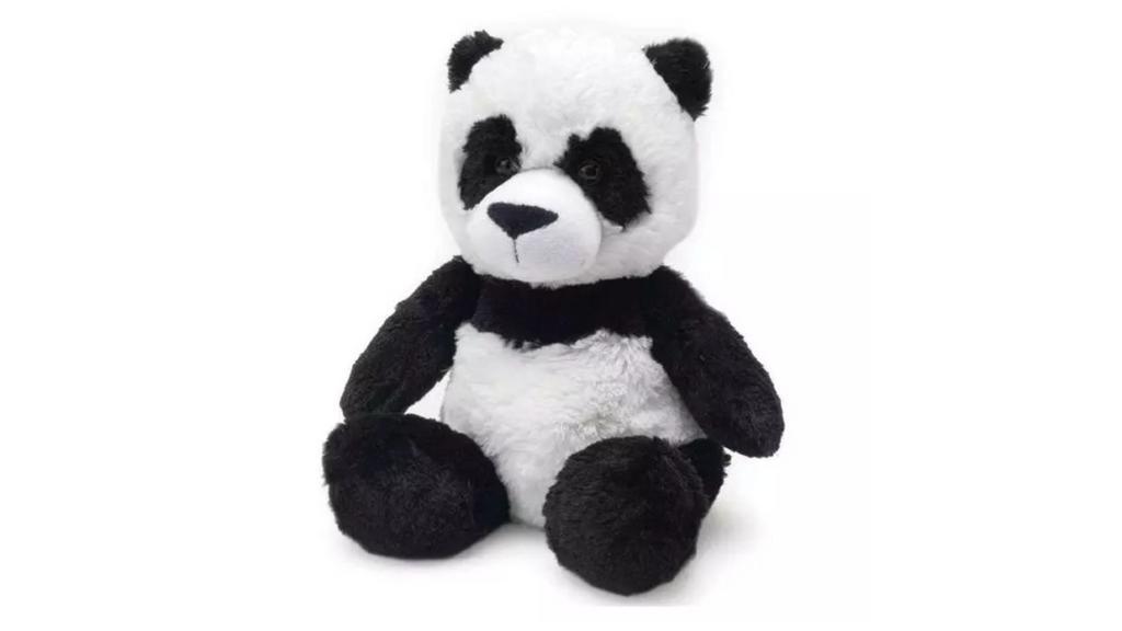 Wholesale Warmies Heatable Lavender Scented Plush Toy - Panda · Bedtime, nap time, or cuddle time has never been cozier with Warmies® cozy plush panda! The 13-inch panda is French-lavender scented and microwavable. Perfect for all ages, adults can use Warmies® to soothe mildly-aching joints and children will love their new gentle, lavender-scented friend.