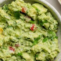 Guacamole · 4-ounce  side of creamy, house-made guac with fresh avocado, red onion, cilantro, red chill ...