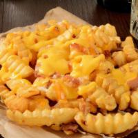 Cheese Fries · Crispy french fries drizzled with yummy cheese sauce.