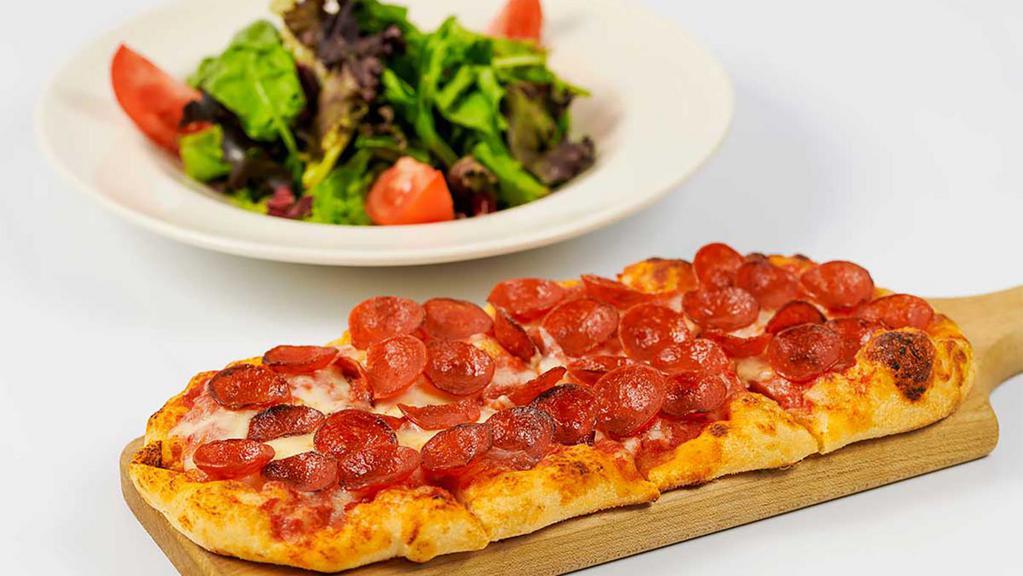 Lunch Pepperoni Flatbread Pizza · 