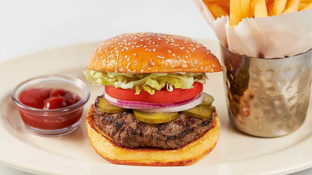 Old Fashioned Burger · A Chop House Hamburger. Served with a Slice of Grilled Onion, Lettuce and Tomato