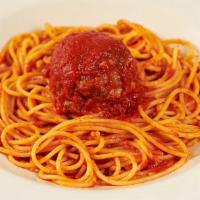 Kids' Spaghetti With Meatball · 