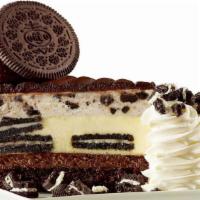 Oreo® Dream Extreme Cheesecake · Creamy Cheesecake Layered with Oreo® Cookies, Topped with Oreo® Cookie Mousse and Chocolate ...