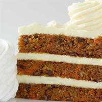 Carrot Cake** · Deliciously Moist Layers of Carrot Cake and Our Famous Cream Cheese Icing