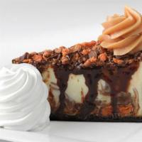 Adam's Peanut Butter Cup Fudge Ripple · Creamy Cheesecake Swirled with Caramel, Peanut Butter, Butterfingers® and Reese’s Peanut But...