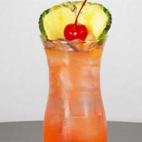 Pineapple Cherry Limeade · Pineapple, Cherry and Lime Juice Served Cold and Sparkling