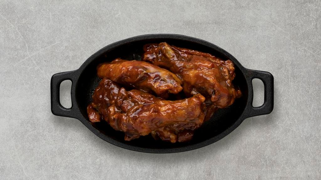 Honey BBQ Wings · Served with celery or carrots, and blue cheese or ranch.