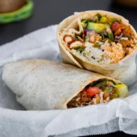 Paneer Tikka Burrito · Indian cottage cheese, marinated in our tandoori spices, then grilled.