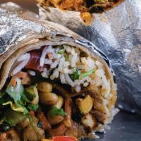 Chicken Curry Burrito · Marinated in our Curry spices that'll burst in flavor.