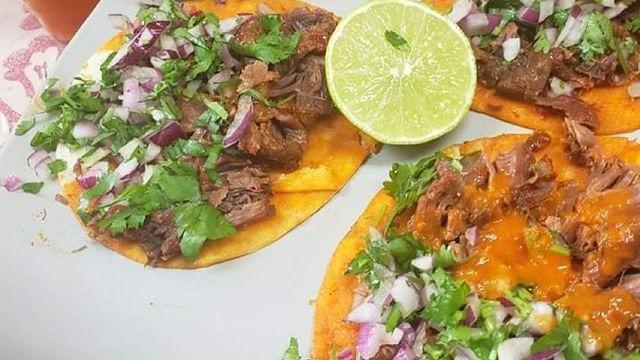 Tacos · Choice of meat,cilantro,onion,hotsauce