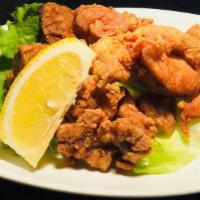 Chicken Karaage · Bite-Size Chicken, Seasoned and Lightly Fried.