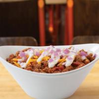 All-Natural Beef Chili - Cup · cheddar •  red onion • sour cream