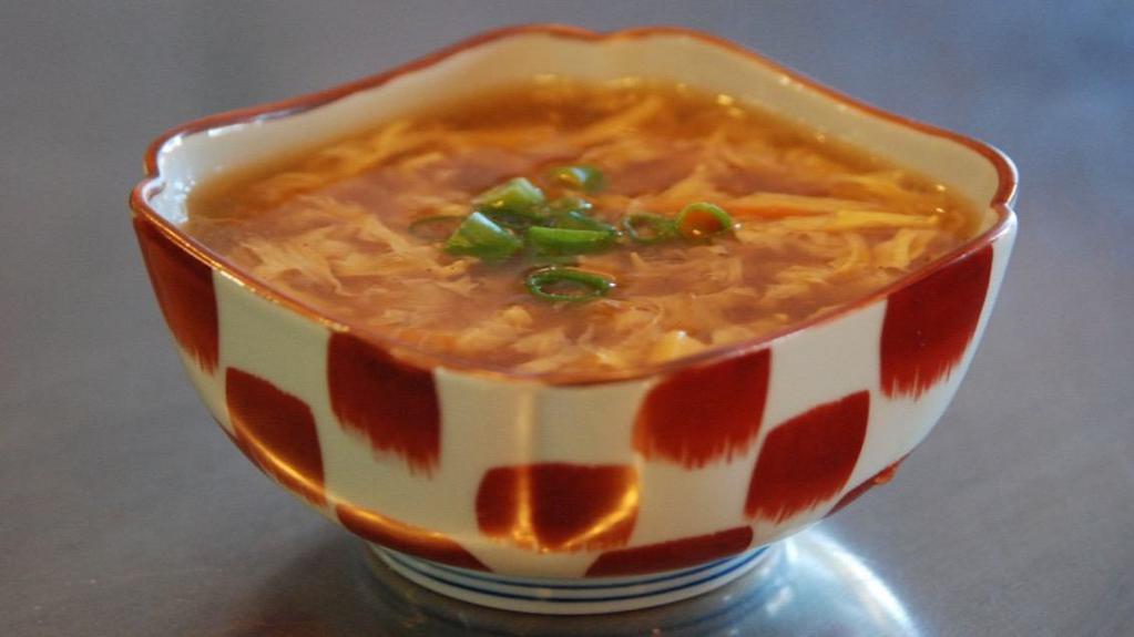 Hot and Sour Soup · Hot & spicy.
