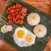 Tosilog · Sweet Pork with 2 eggs and garlic rice