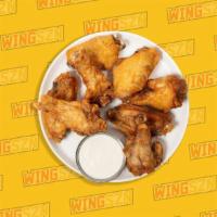 Plain Jane · Crispy, golden, juicy bone-in wings with just a touch of kosher salt. Enjoy them plain or ch...