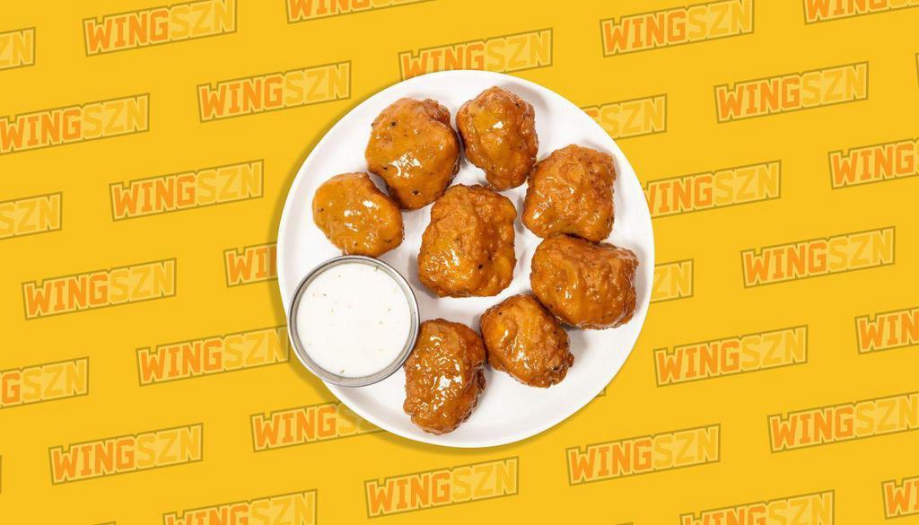 Carolina Gold · Tangy, sweet, addictive. It's everything you love about Carolina BBQ, but better. Tossed with our 100% white-meat boneless chicken wings.