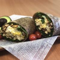 Bodybuilders Burrito · Whole wheat tortilla with four-ounce egg whites and six-ounce of tilapia or chicken, tomato ...