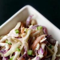 Coleslaw · Refreshing mix of cabbage and carrots with a dressing sweetened with allulose to keep it keto.