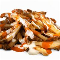 Buffalo Ranch Fries · Hand cut fries served with homemade Ranch dressing and Original Hot Sauce