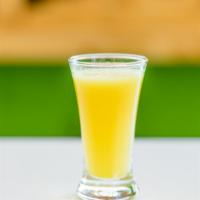 Ginger Honey Lemon · Pure ginger juice with lemon and pure organic honey.