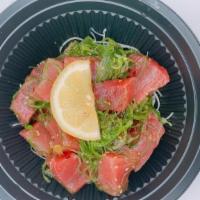 Tuna Hawaiian Poki · seaweed salad + tuna mixed w/ spicy special dressing