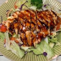 Grilled Chicken Salad · grilled chicken breast+ spring mix salad w/ special dressing