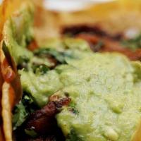 Pastor (Marinated Pork) · Onions cilantro red or green sauce only